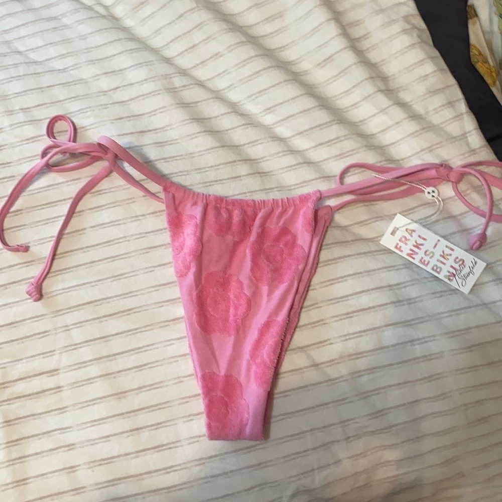 Pink flower Child large bottoms Frank’s bikini